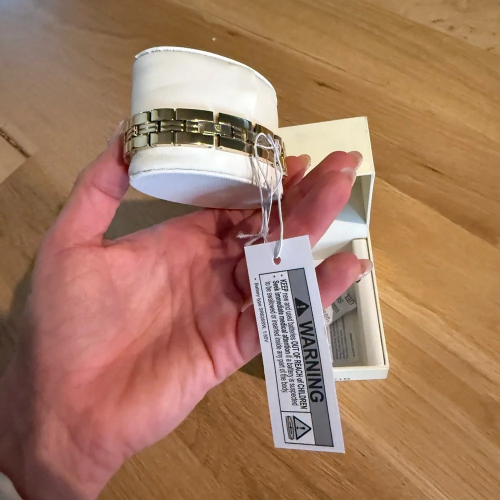 Anne Klein Gold and Black Women's Watch - Picture 6 of 6